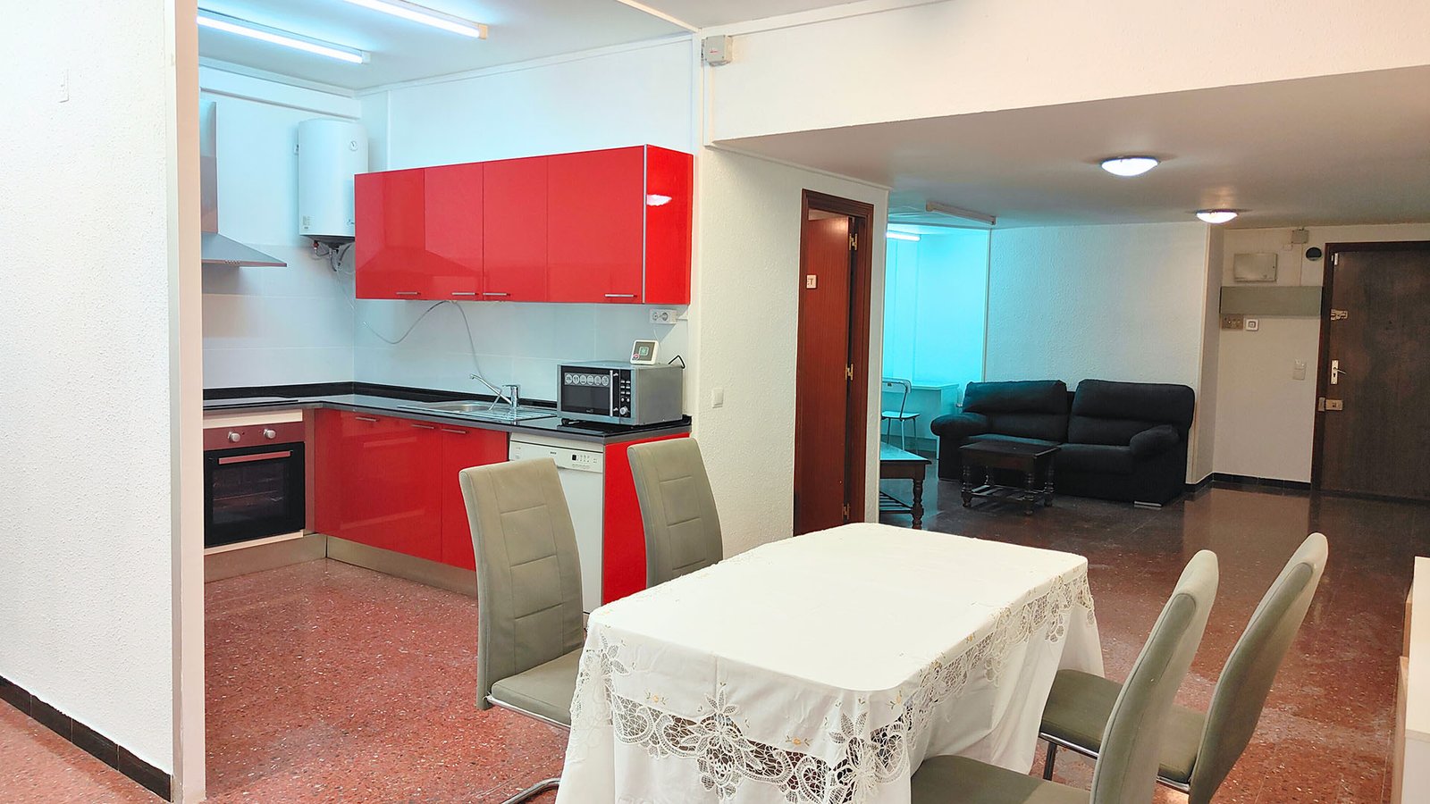 Cocina comedor piso en venta en calle Valencia en Barcelona Cocina comedor piso en venta en calle Valencia en Barcelona