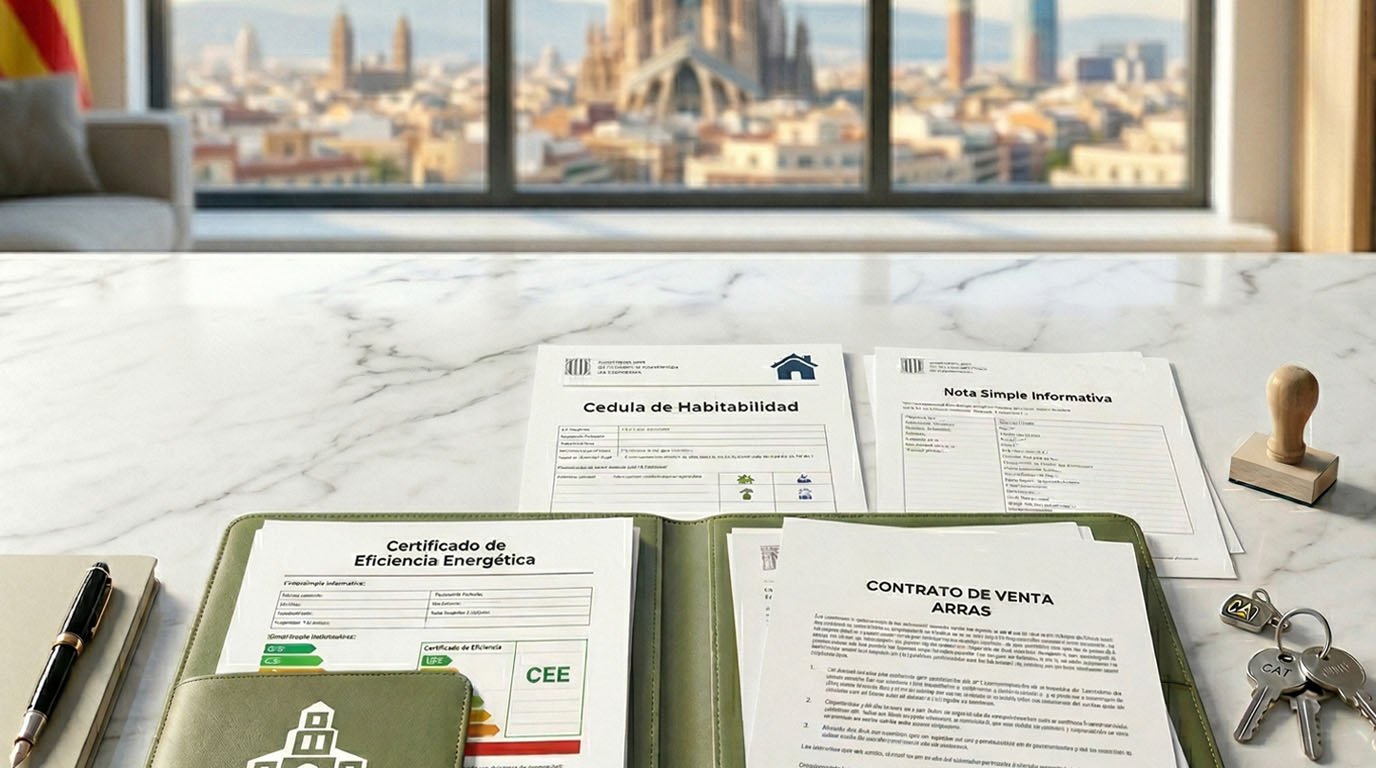 Documentació necesaria vendre pis casa Catalunya