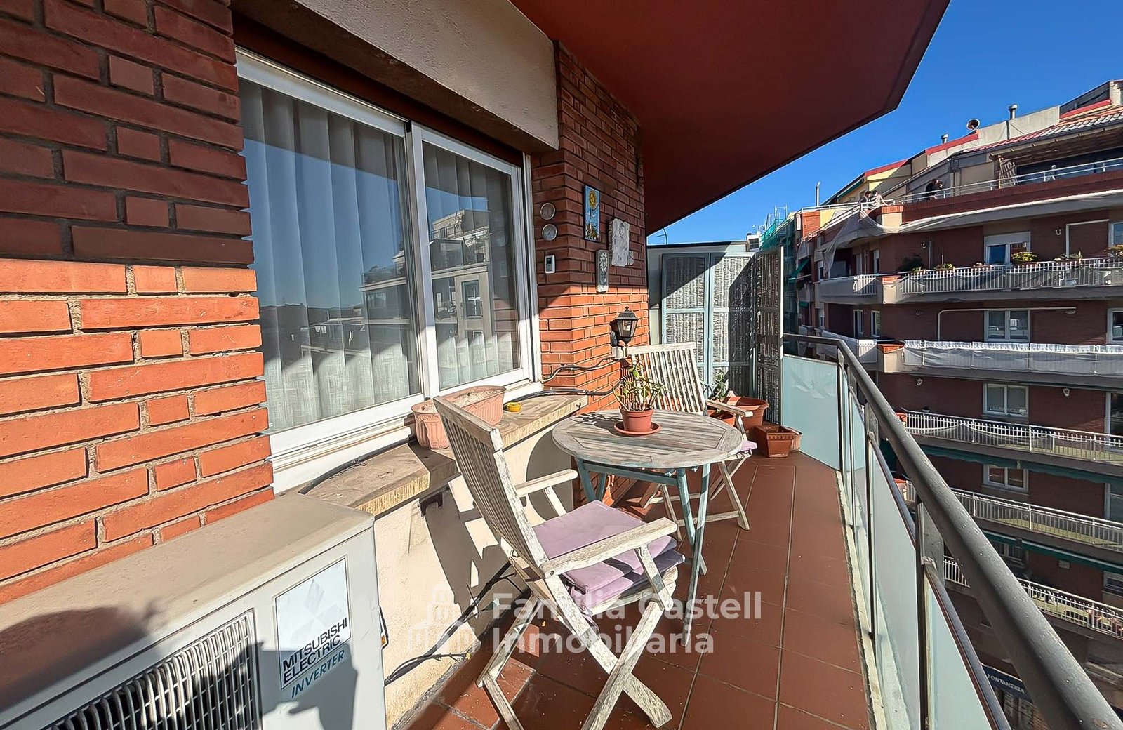 Piso con gran balcón en Sant Cugat del Valles